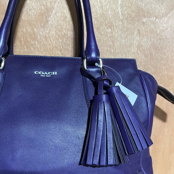 Coach- Candace Carryall #24201 SV/Purple-NWT (Store display). - Picture 2 of 13